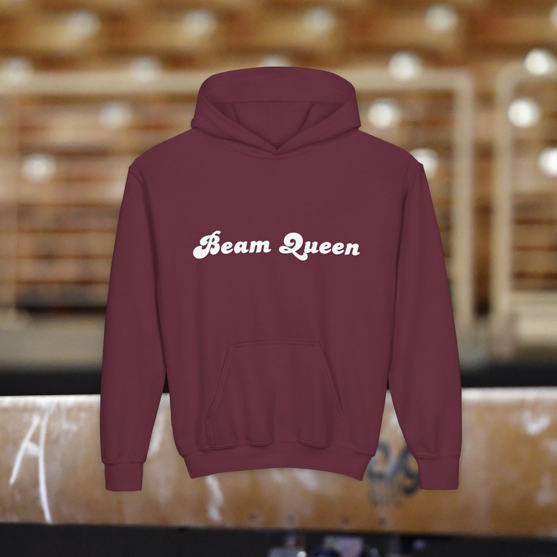 Beam Queen Hoodie – Bright & Cozy Youth Sweatshirt for Girls | Fun Gift for Birthdays & Everyday Wear