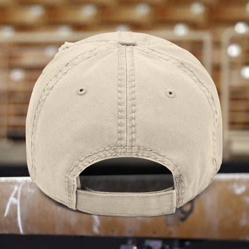 Distressed Embroidered Hat | Casual Style Cap for Athletes | Gift for Gymnasts, Birthdays, Sports Events, Everyday Wear