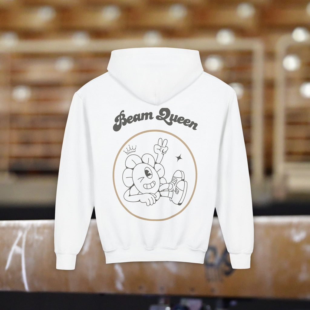 Beam Queen Hoodie – Bright & Cozy Youth Sweatshirt for Girls | Fun Gift for Birthdays & Everyday Wear