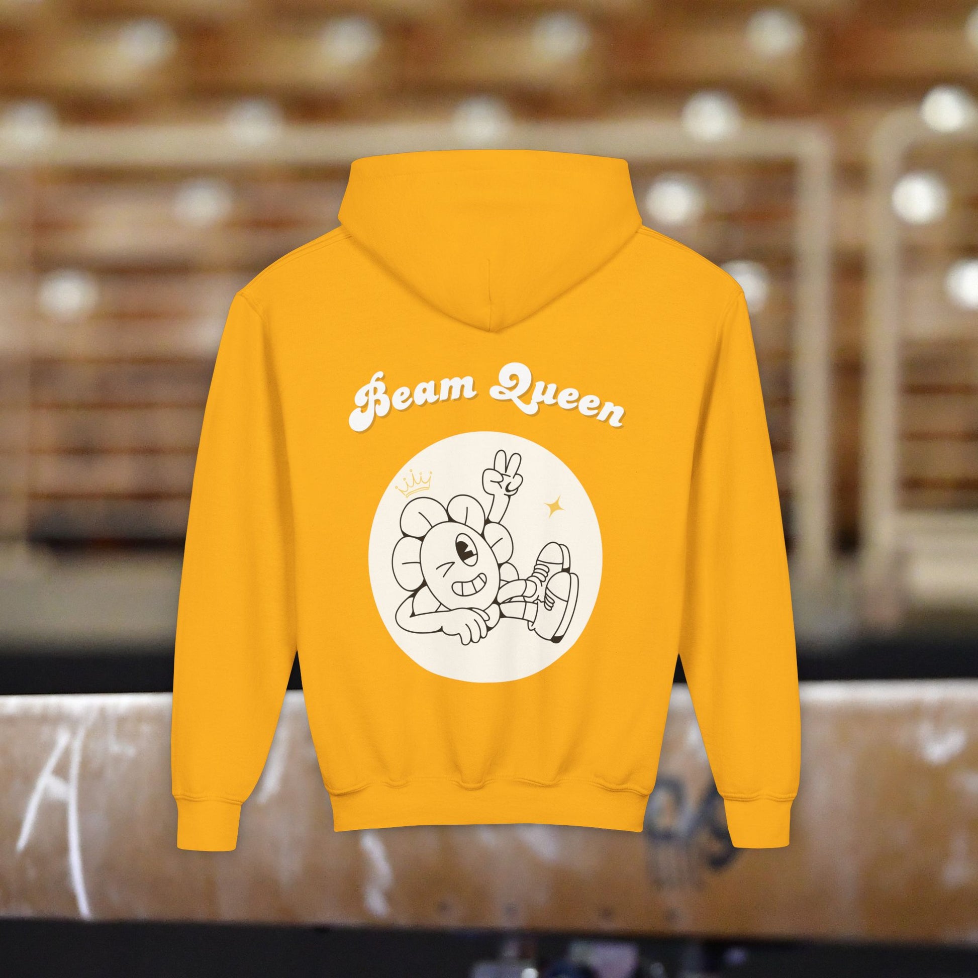 Beam Queen Hoodie – Bright & Cozy Youth Sweatshirt for Girls | Fun Gift for Birthdays & Everyday Wear